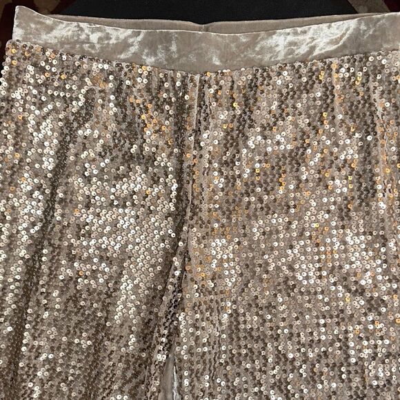 Chico’s Sequin Embellished Pants Size 1.5 (Med/Large) - Picture 3 of 10